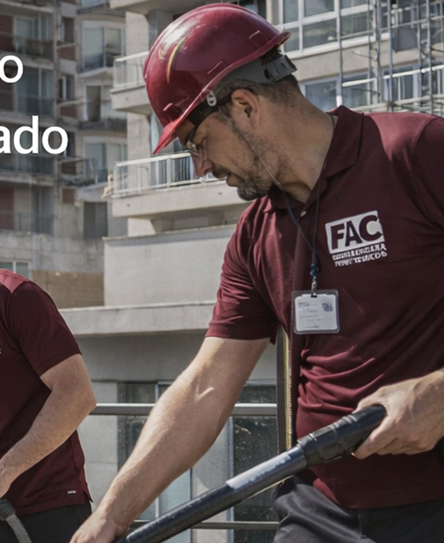 Empleado de Grupo FAC de Recursos Humanos con uniforme institucional
